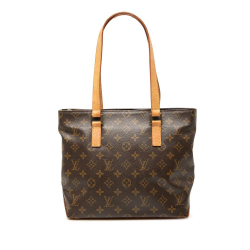 Louis Vuitton B Louis Vuitton Brown Monogram Canvas Fabric Monogram Cabas Piano France