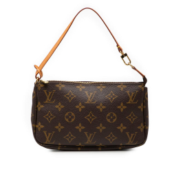 Louis Vuitton AB Louis Vuitton Brown Monogram Canvas Fabric Monogram Pochette Accessoires United States