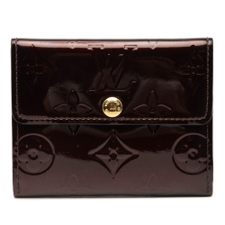 Louis Vuitton B Louis Vuitton Purple Vernis Leather Leather Monogram Vernis Ludlow Wallet France