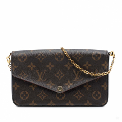 Louis Vuitton Felicie Canvas Pouch Clutch Monogram