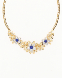 Burberry Flowers Rhinestone Necklace