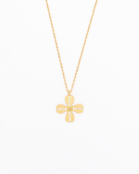 Chanel Clover Coco Mark Necklace
