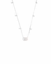 Gucci Interlocking Diamond 18kt Necklace