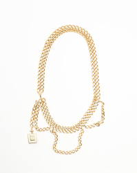 Chanel Perfume Bottles 3-Row Chain Belt