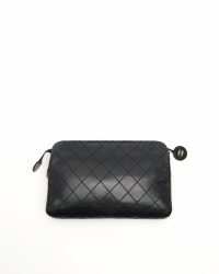 Chanel Leather Quilted Pouch