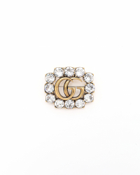 Gucci Rhinestone Brooch