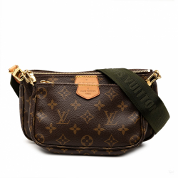 Louis Vuitton Multi Pochette Accessoires Canvas Pouch Crossbody Monogram