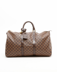 Louis Vuitton Damier Ebene Keepall 50 Weekend Bag