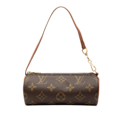 Louis Vuitton AB Louis Vuitton Brown Monogram Canvas Fabric Monogram Papillon Pochette France