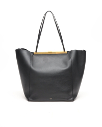 Celine Céline Large Cabas Clasp Tote Bag