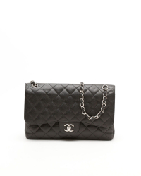 Chanel Classic Jumbo Caviar Double Flap Bag
