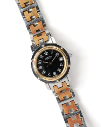 Hermès Clipper 24mm Rare Black Dial Watch