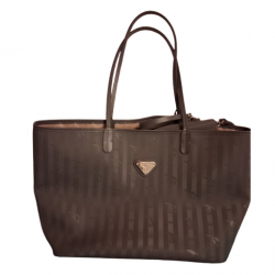 Maison Mollerus Shopper Silber Taupe