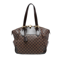 Louis Vuitton B Louis Vuitton Brown Damier Canvas Fabric Damier Ebene Verona GM France