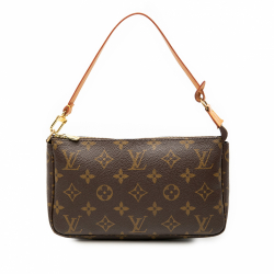 Louis Vuitton Pochette Canvas Pouch Clutch Monogram