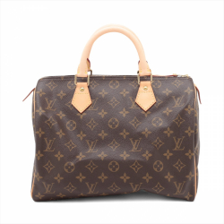 Louis Vuitton Speedy 30 Canvas Vintage Trunk Handbag Monogram