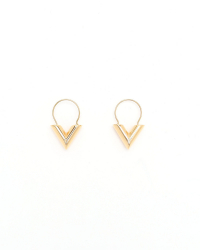 Louis Vuitton Essential V Hoop Earrings