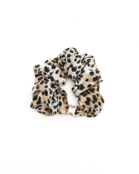 Celine Céline Triomphe Silk Scrunchie