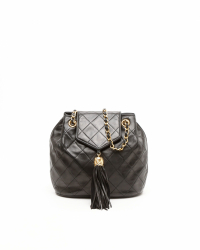 Chanel Classic CC Fringe Bucket Bag
