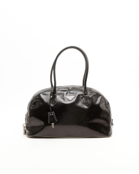 Prada Spazzolato Boston Bag