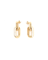 Louis Vuitton LV Edge Double Hoop Earrings