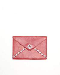 Chanel Lambskin Airlines Envelope Clutch Bag