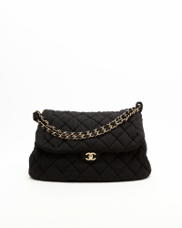 Chanel Large CC Chain Jersey Flap Bag