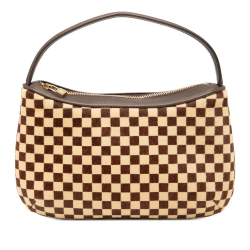 Louis Vuitton B Louis Vuitton Brown Pony Hair Natural Material Damier Sauvage Tigre Italy