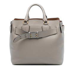 Burberry B Burberry Brown Taupe Calf Leather Medium Belt Bag United Kingdom