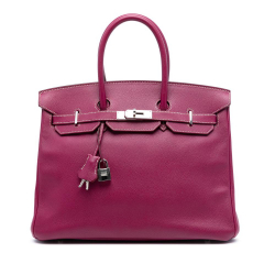 Hermès AB Hermès Pink Dark Pink Calf Leather Epsom Candy Verso Birkin Retourne 35 France