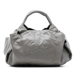 Loewe AB LOEWE Gray Nappa Leather Leather Nappa Aire Spain