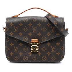 Louis Vuitton AB Louis Vuitton Brown Monogram Canvas Fabric Monogram Pochette Metis France
