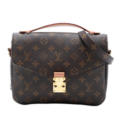 Louis Vuitton AB Louis Vuitton Brown Monogram Canvas Fabric Monogram Pochette Metis France