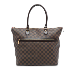 Louis Vuitton AB Louis Vuitton Brown Damier Canvas Fabric Damier Ebene Saleya GM France