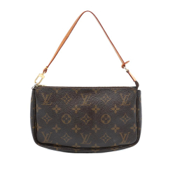 Louis Vuitton B Louis Vuitton Brown Monogram Canvas Fabric Monogram Pochette Accessoires France