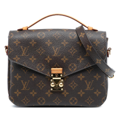 Louis Vuitton AB Louis Vuitton Brown Monogram Canvas Fabric Monogram Pochette Metis France