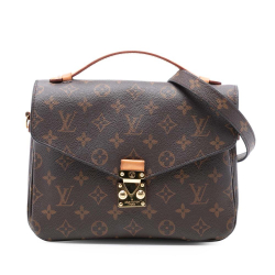 Louis Vuitton B Louis Vuitton Brown Monogram Canvas Fabric Monogram Pochette Metis Spain