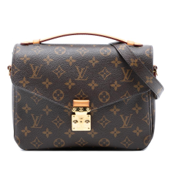 Louis Vuitton B Louis Vuitton Brown Monogram Canvas Fabric Monogram Pochette Metis France