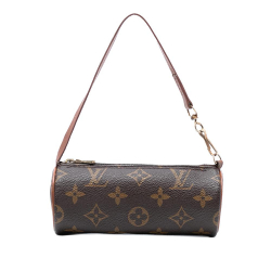 Louis Vuitton B Louis Vuitton Brown Monogram Canvas Fabric Monogram Papillon Pochette Italy