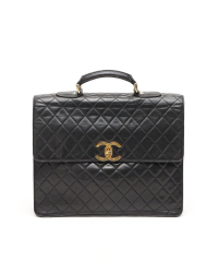 Chanel CC Quilted Lambskin Business Bag