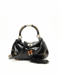 Gucci Patent Indy Tassel Bag