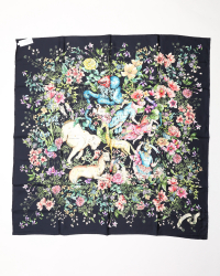 Christian Dior 90 Flora Silk Scarf