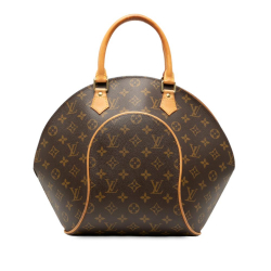 Louis Vuitton B Louis Vuitton Brown Monogram Canvas Fabric Monogram Ellipse MM France