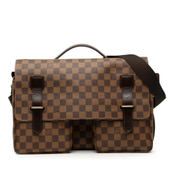 Louis Vuitton B Louis Vuitton Brown Damier Canvas Fabric Damier Ebene Broadway France