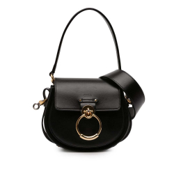 Chloé B Chloé Black Calf Leather Small Tess Satchel Italy