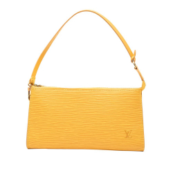 Louis Vuitton B Louis Vuitton Yellow Epi Leather Leather Epi Pochette Accessoires France