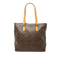 Louis Vuitton B Louis Vuitton Brown Monogram Canvas Fabric Monogram Cabas Mezzo France