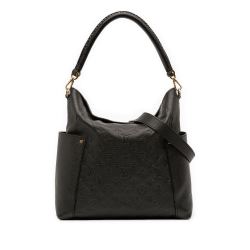 Louis Vuitton B Louis Vuitton Black Monogram Empreinte Leather Bagatelle Spain