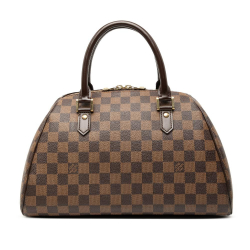 Louis Vuitton B Louis Vuitton Brown Damier Canvas Fabric Damier Ebene Ribera MM Spain