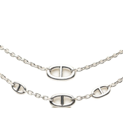 Hermès AB Hermès Silver SV925 / Sterling Silver Metal Sterling Silver Farandole Long Necklace 160 France
